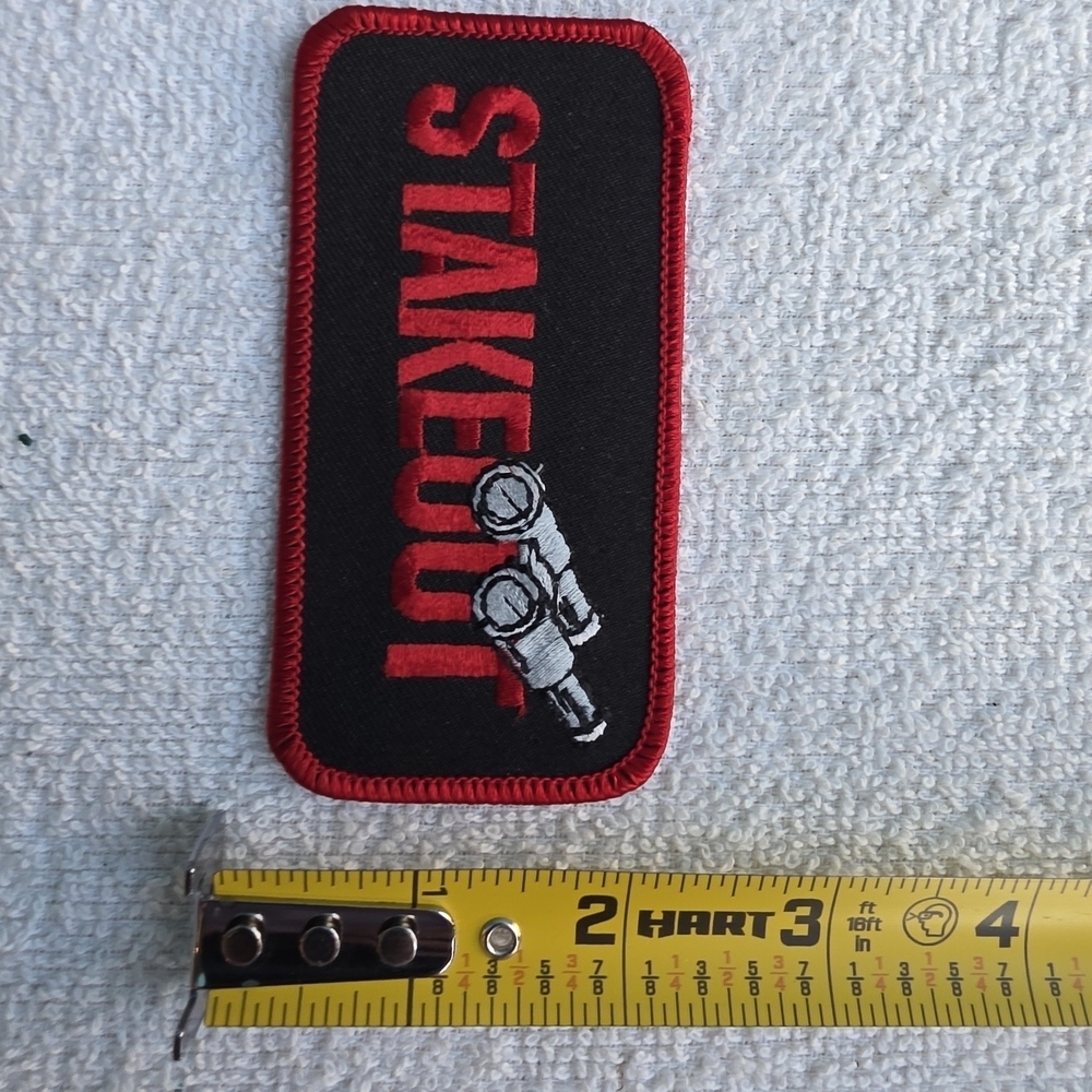Disney Black and Red Stakeout Patch